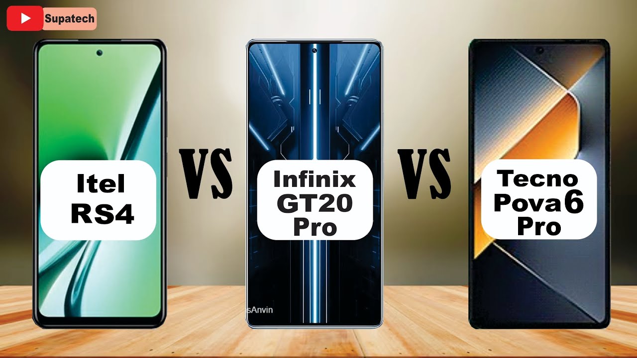 Itel RS4 vs Infinix GT20 Pro vs Tecno Pova 6 Pro I Gaming Phone comparison 🤯🤯