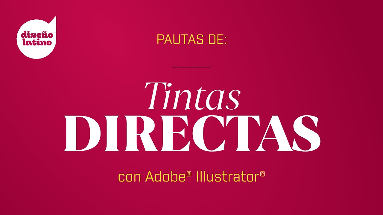 Tintas directas y PANTONE® - con adobe illustrator