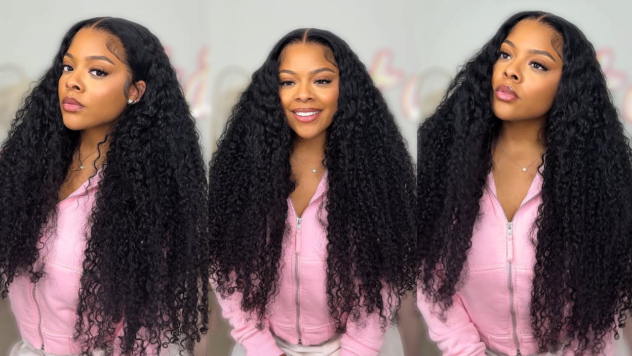 PERECT VACATION CURLY WIG! 😱🏝️💕THICK 300% DENSITY!! | START TO FINISH WIG INSTALL!  ft. ASTERIA HAIR