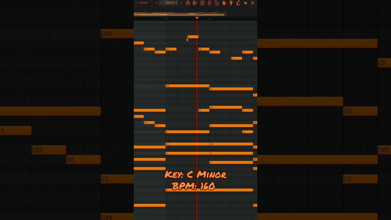 Use this dark trap piano melody or midi for your music. #flstudio #musicproduction #fyp #darktrap