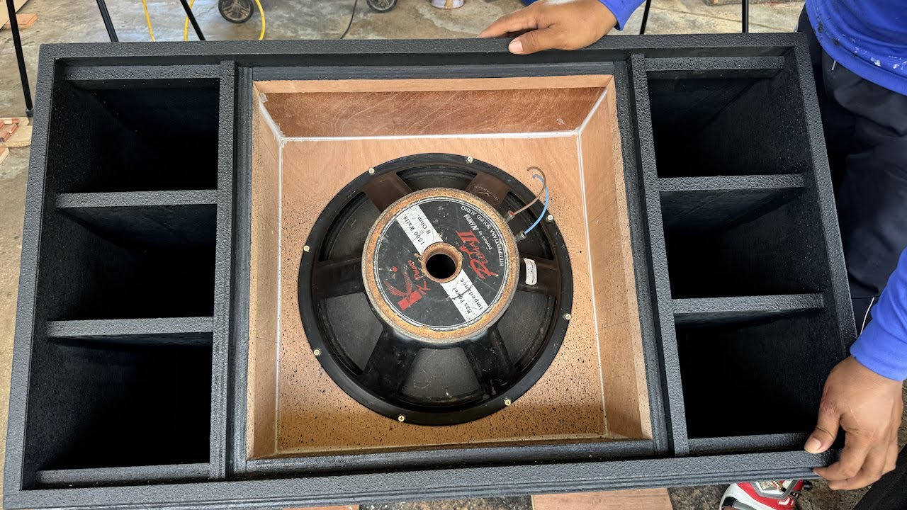 DIY handmade super subwoofer 18'' - Super nice speaker cabinet design