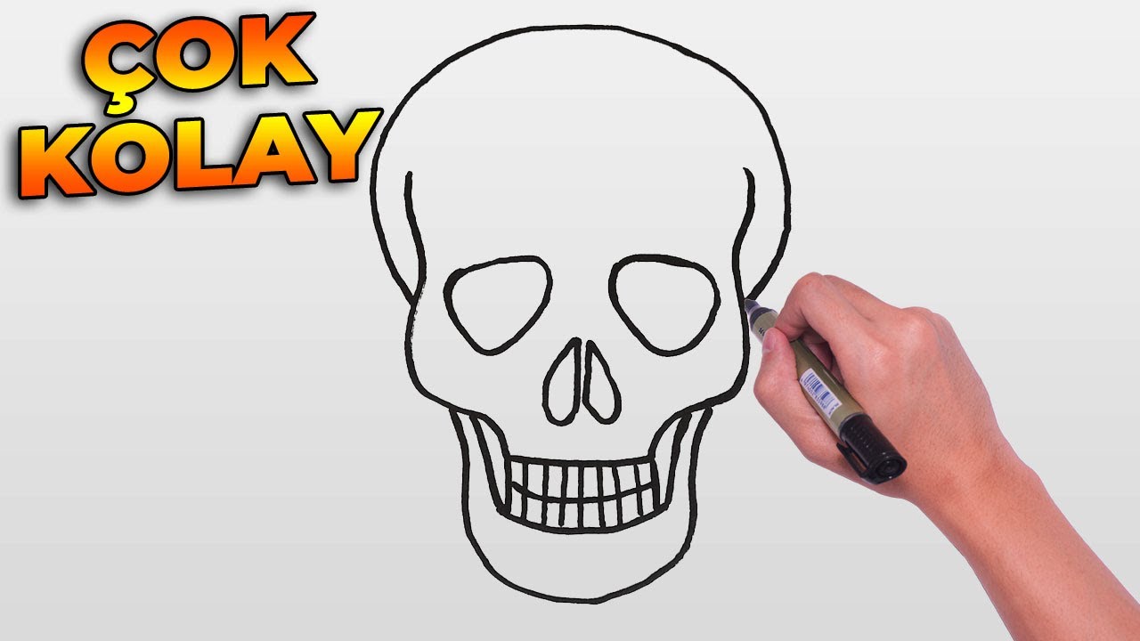 KURU KAFA NASIL &Ccedil;İZİLİR? | &Ccedil;OK KOLAY KURU KAFA &Ccedil;İZİMİ