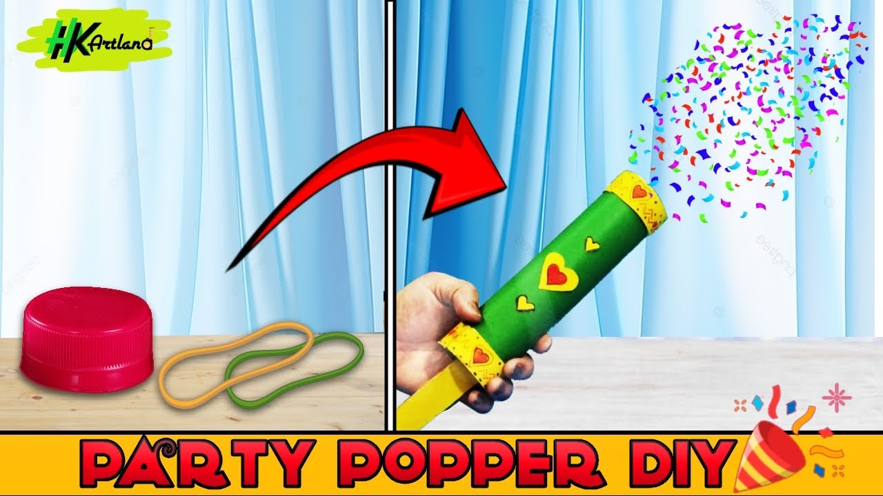 Party Popper DIY 🎉🥳 #easydiy #partypopper #partycelebration #partyideas #celebrationmode  #HKArtland