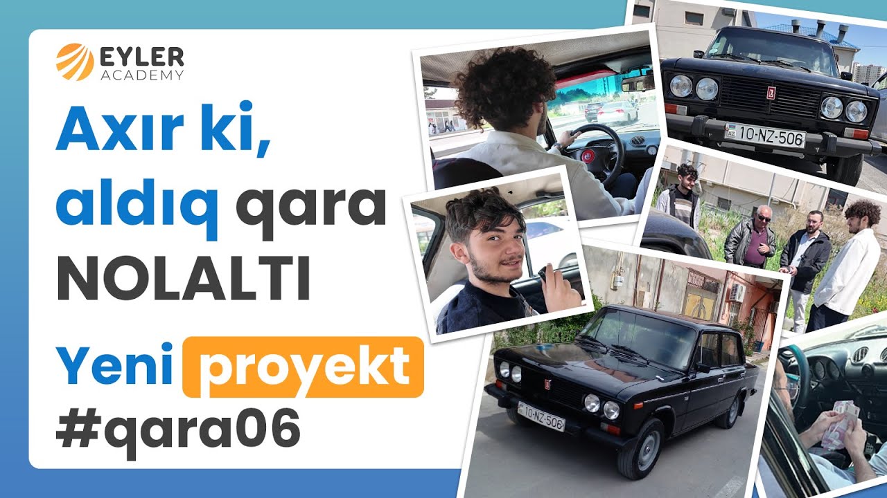 ✅❗️👉🏻AXIR Kİ, ALDIQ QARA NOLALTI!!! YENİ PROYEKT #qara06