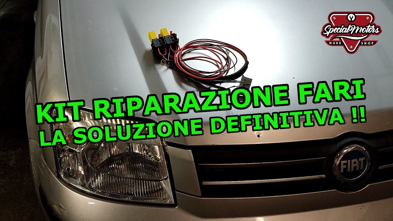 Kit riparazione fari - la soluzione DEFINITIVA - Fiat Panda 169