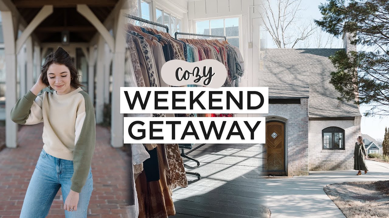 COZY WEEKEND GETAWAY | A Snowy Ski Day, Exploring Blowing Rock, Blueridge Mountain Parkway & More!