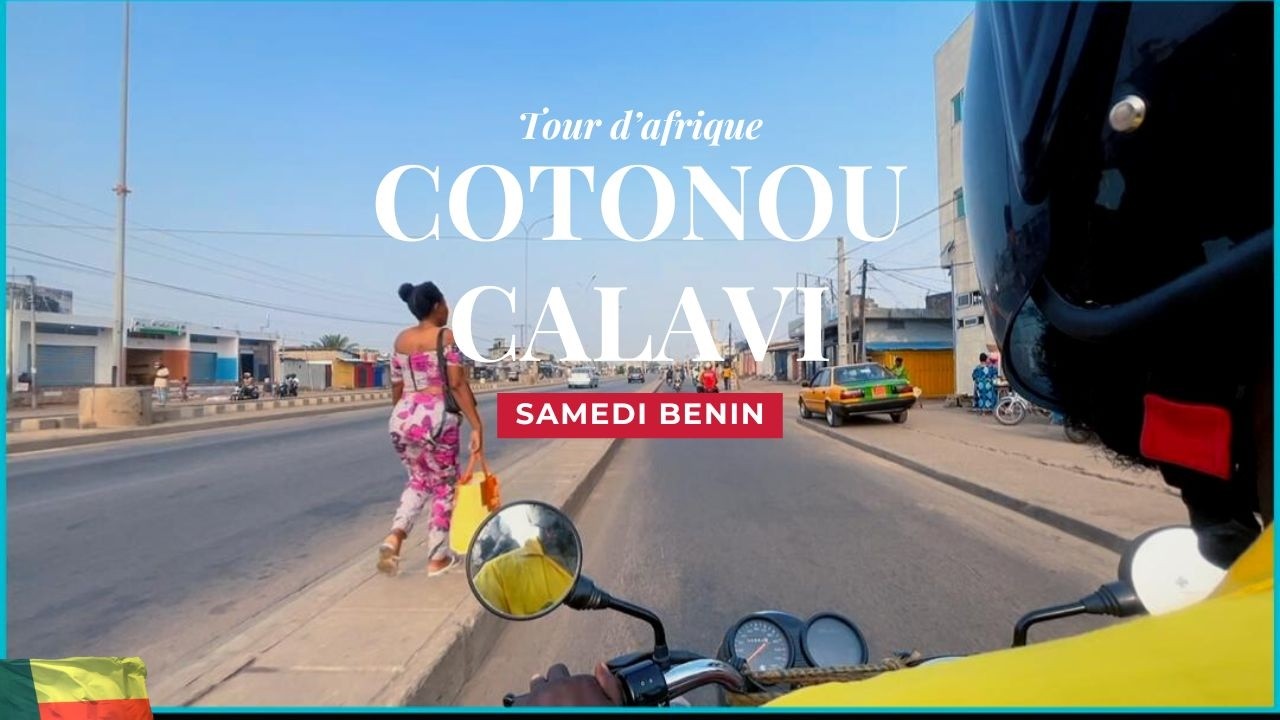 Cotonou 🇧🇯 en K&eacute;k&eacute;no (taxi-moto) | Visite immersive de la ville