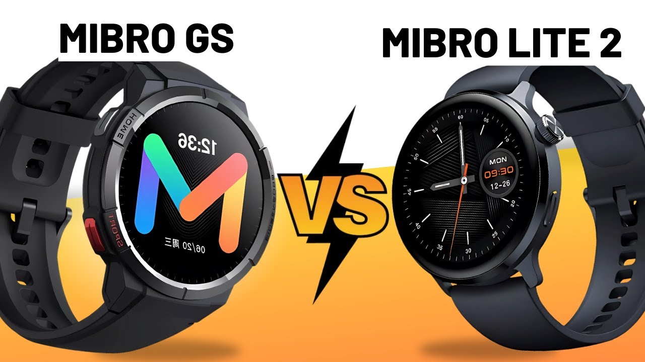 Mibro Watch GS Vs Mibro Watch Lite 2 Comparativo - Qual é o Melhor?
