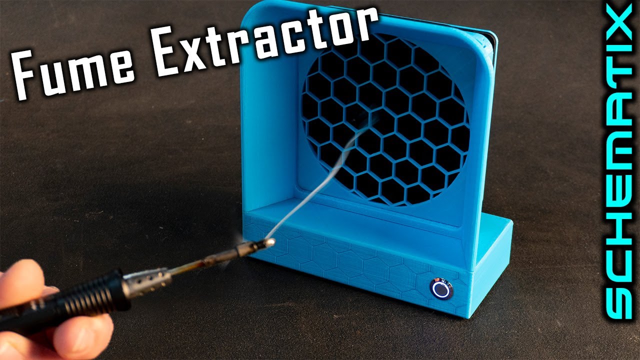 Cordless Solder Fume eXtractor ll Awesome DIY project!