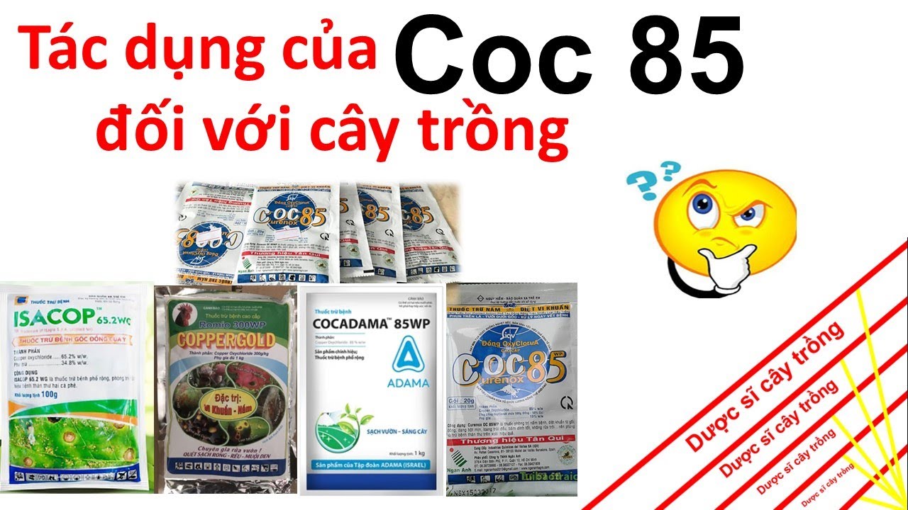 Coc 85 công dụng và hướng dẫn sử dụng trên cây trồng | Dược sĩ cây trồng