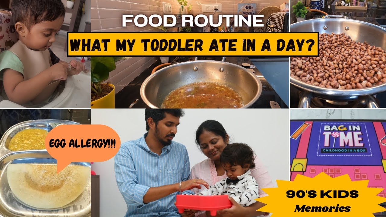 தமிழில்:My Toddler’s Food routine|Egg allergy ah ??Naanga expect panala😒 #toddlerfood #momlife #vlog
