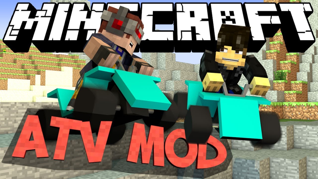 Minecraft Mod Showcase : ATV Mod (Quad Bikes)