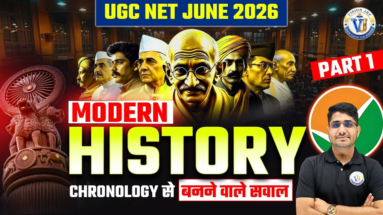 UGC NET History | UGC NET Modern History | UGC NET History Cronology Questions By Shiv Sir