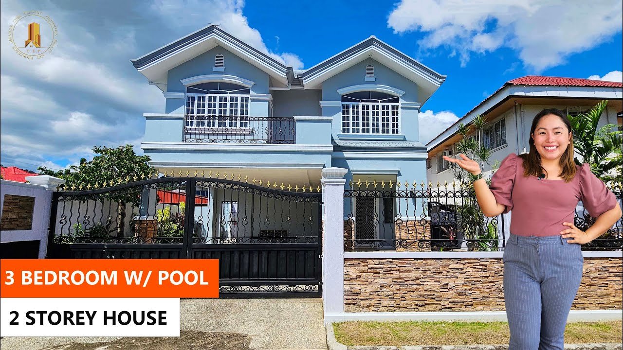 Experience The Ultimate Dream Home: Spectacular Cebu City House Tour With Pool!