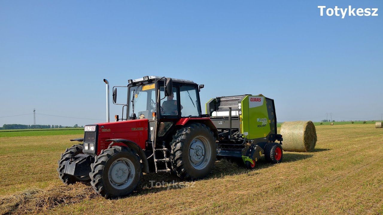 Mtz 892.2 + Claas Rollant Rollant 260 (Új Gép-Új Bálázó)