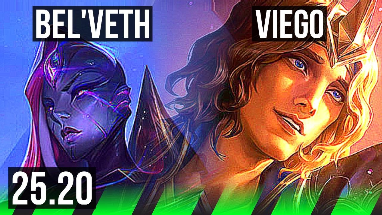 BEL'VETH vs VIEGO (JGL) | 18/2/6, Legendary | KR Master | 25.20