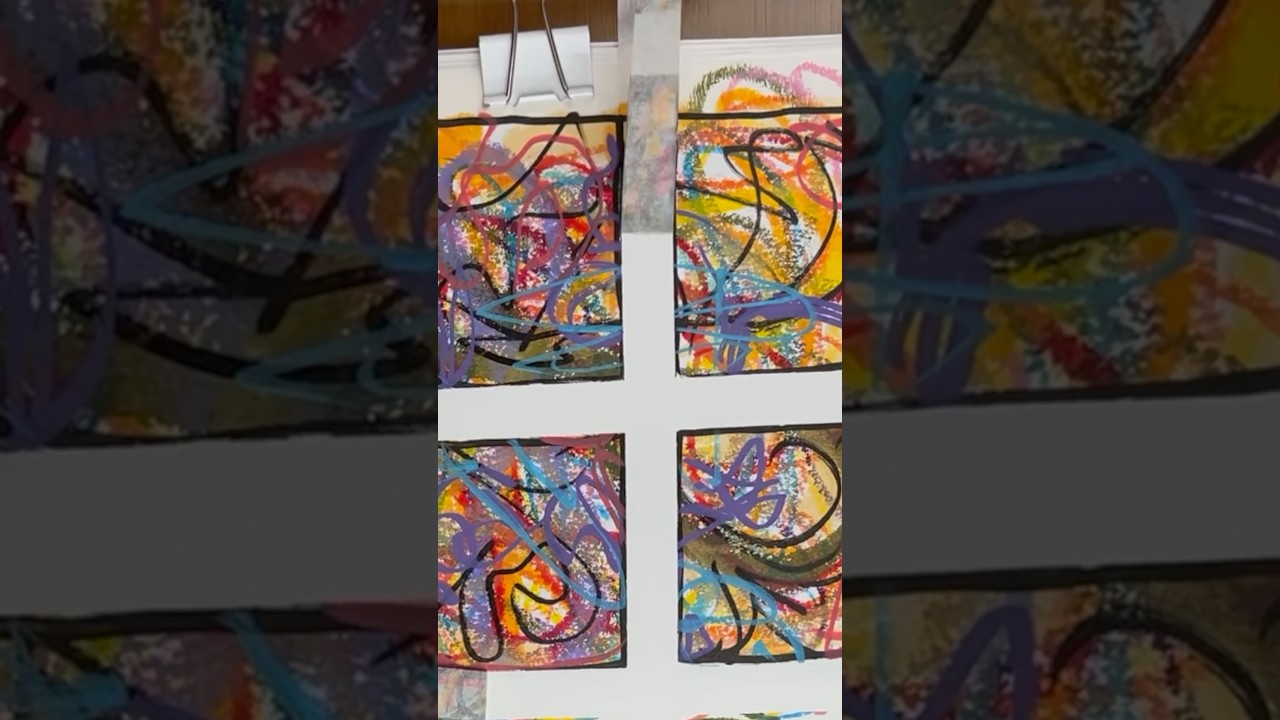 scribble grids for stress relief 🧠✨ 