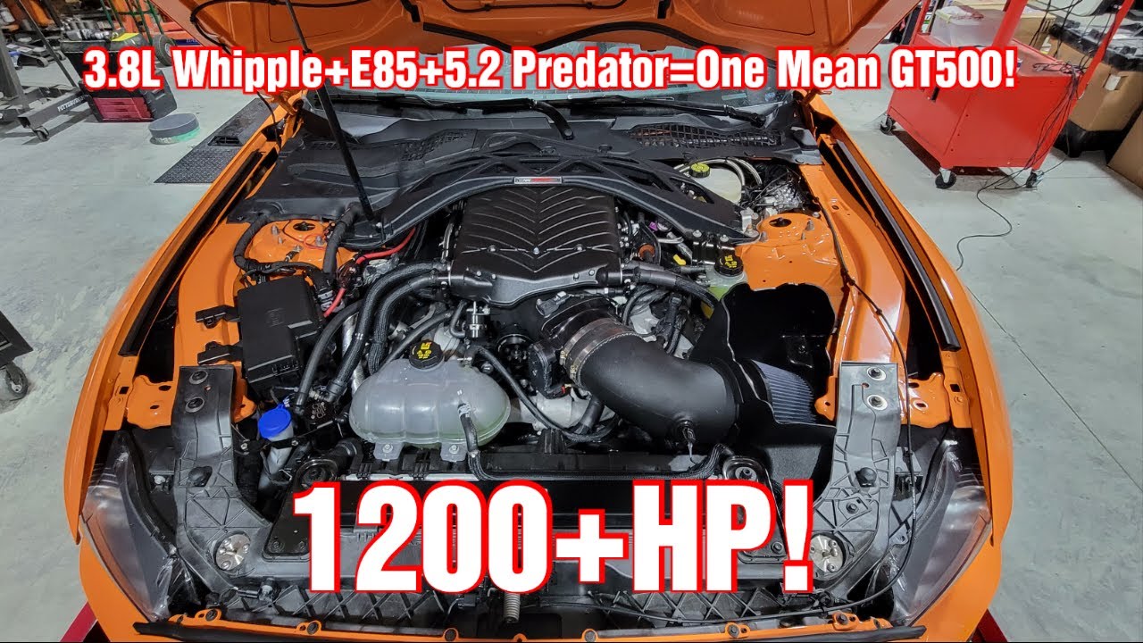 1200 HP 3.8L Whipple Supercharged 2021 GT500