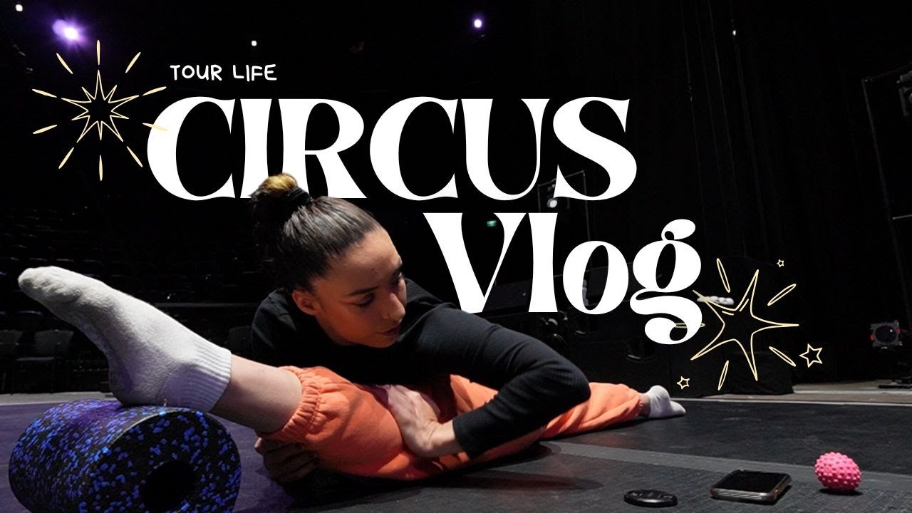 Life of a circus artist on tour | My first Ice Hockey experience and a lot of show call warm ups