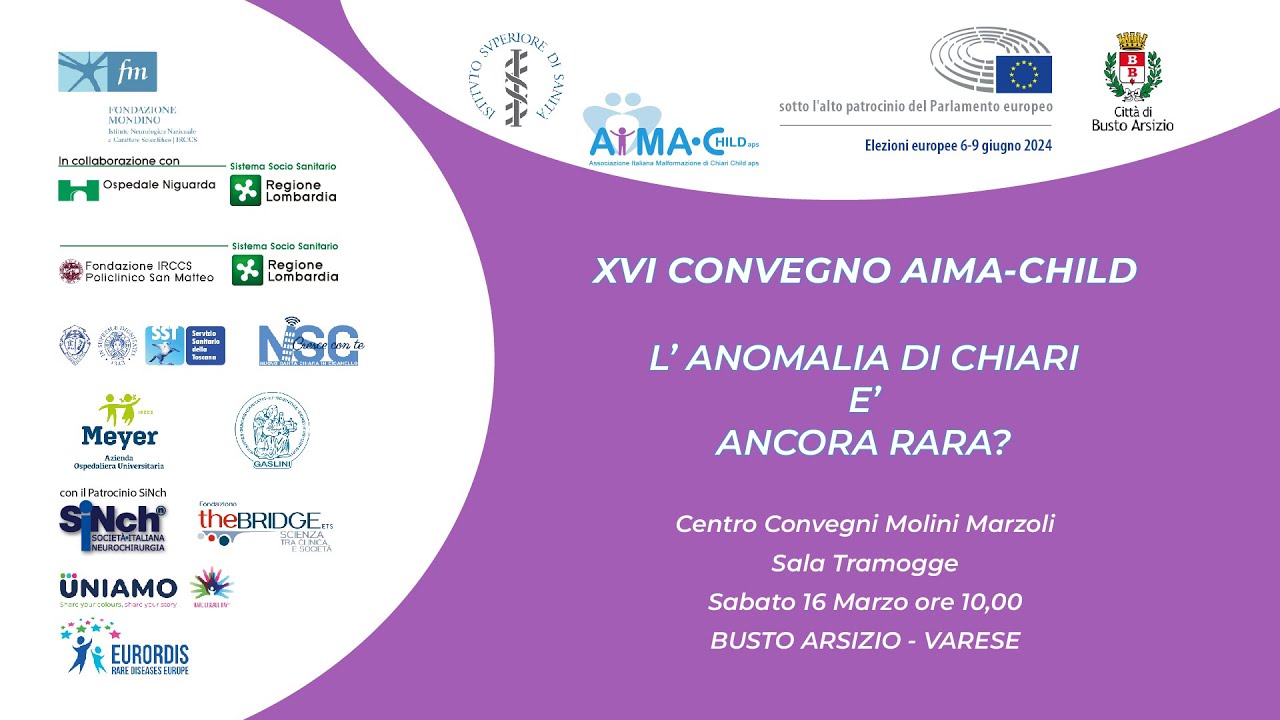 XVI CONVEGNO AIMA-CHILD (sessione matutina)