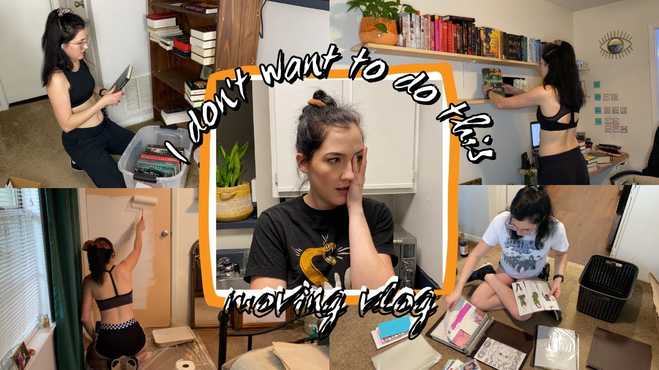 Moving Vlog 1 ft. time lapsing while chaotically talking about books