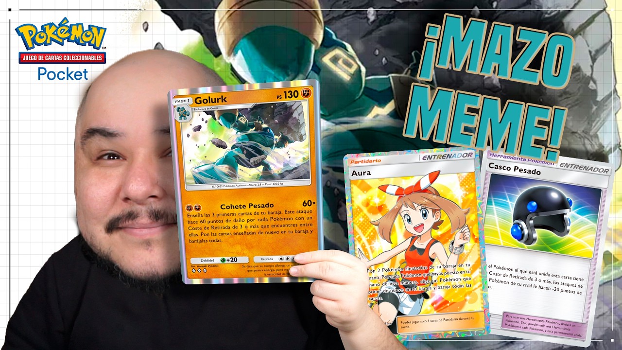 💀 GOLURK y el mazo m&aacute;s MEME de Mega Ascenso 🤣 &iexcl;Puede hacer 180 o CERO!