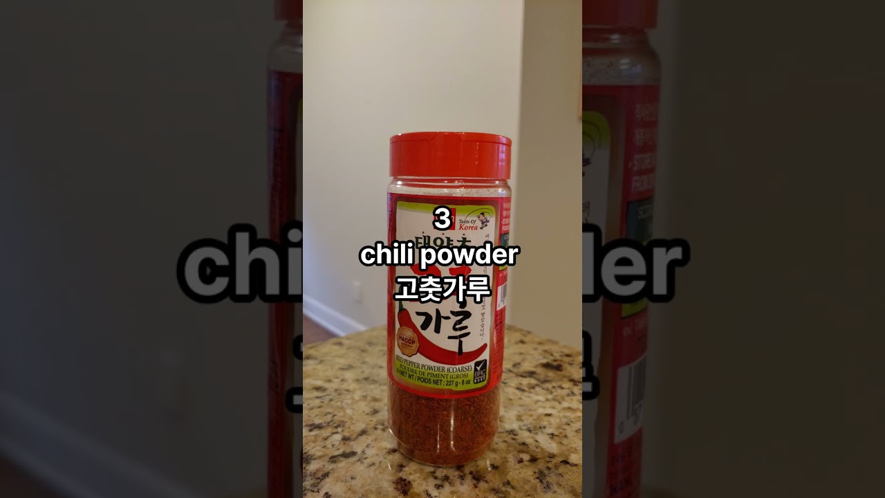 5 essential  ingredients (seasonings - must-have shopping list) for cooking Korean food  