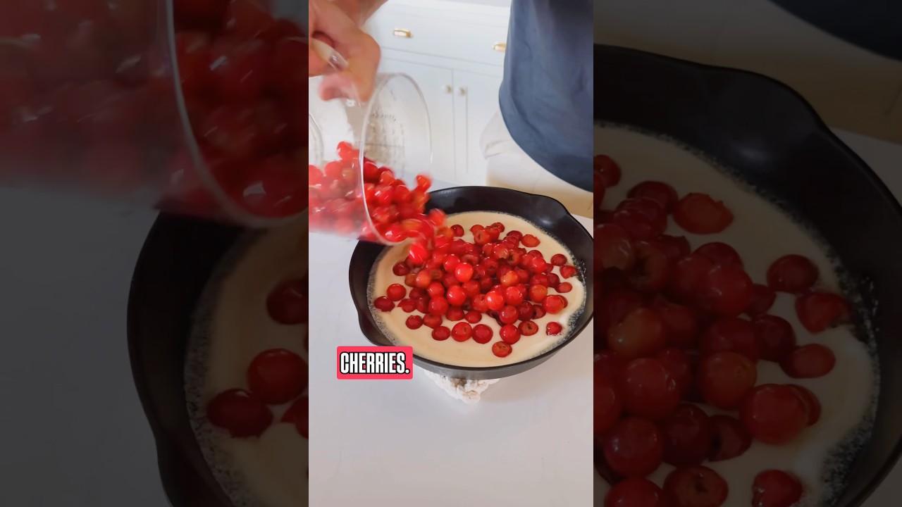 The easiest (and laziest?) cherry cobbler recipe!