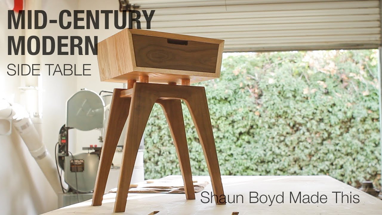 Building a Midcentury Modern Side Table - Shaun Boyd Made This