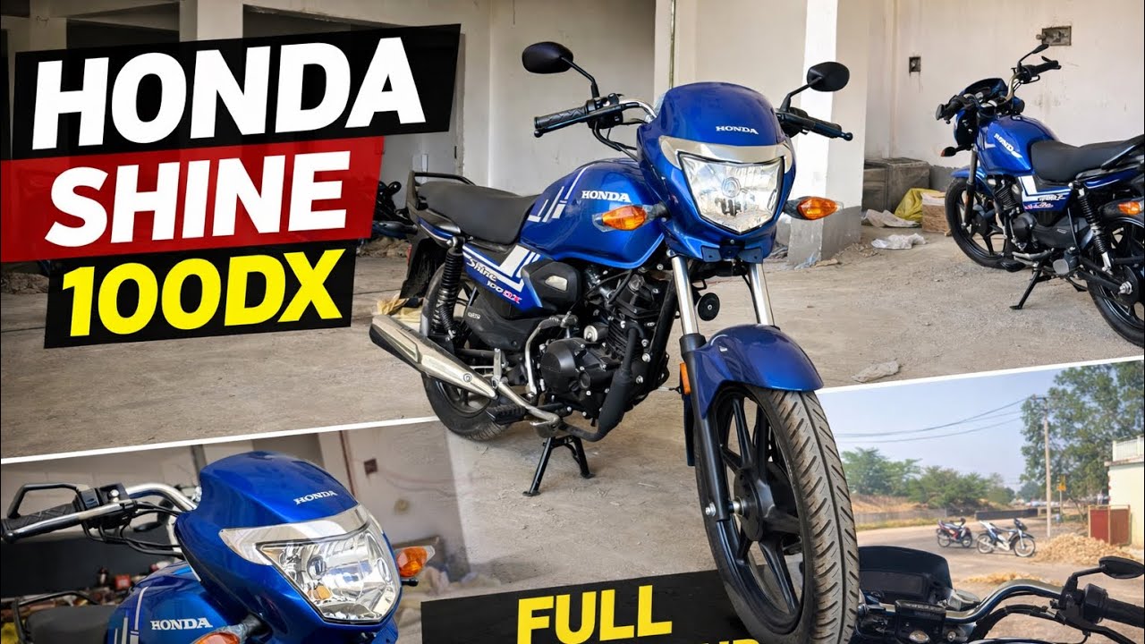  2025 Honda Shine 100 DX : Best 100cc Bike!Real Life Ride Review | Better Than Splendor or not ?