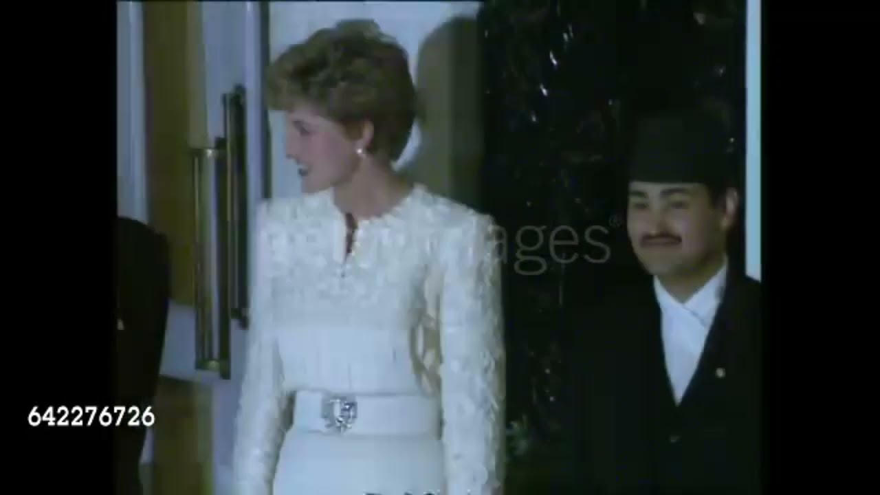 1993-March Crown Prince Dipendra Shah Welcoming Princess Diana in Nepal. 