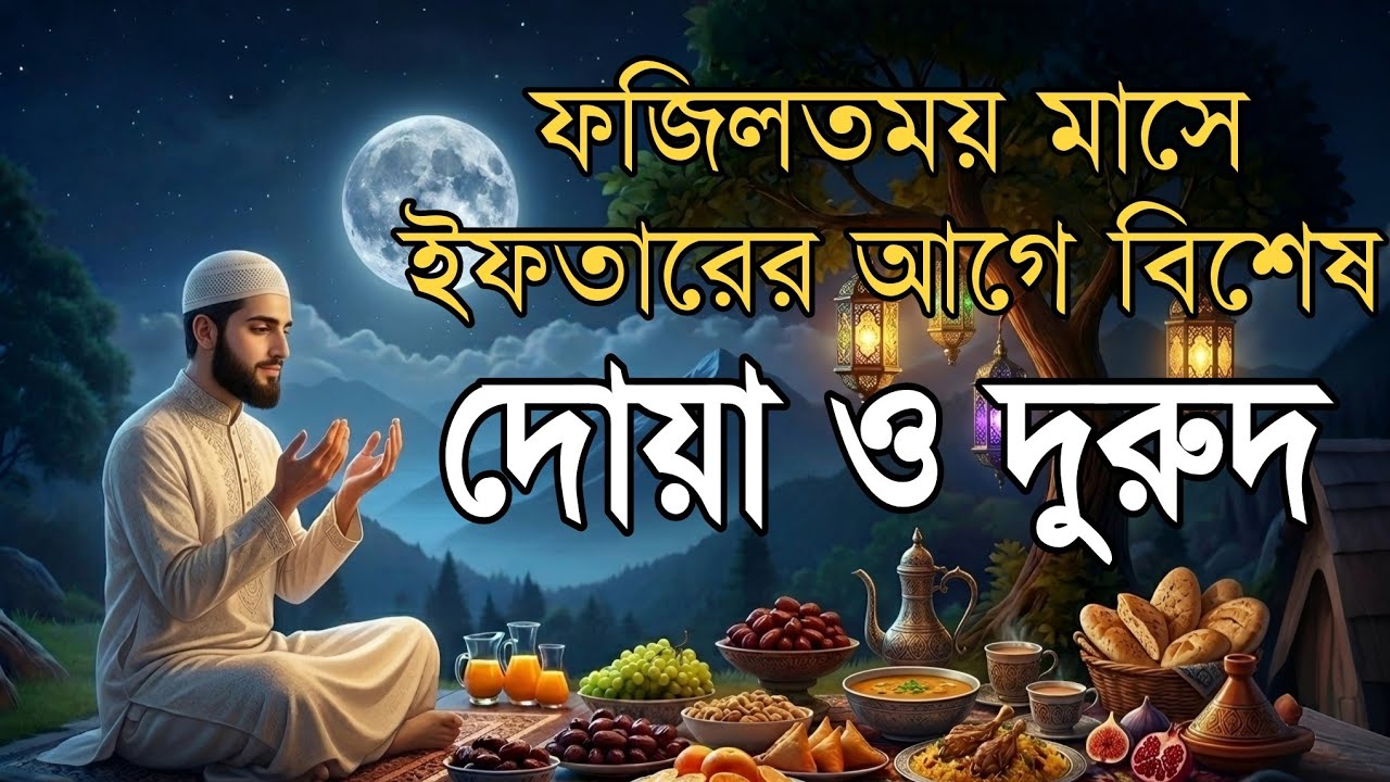 ইফতারের আগে ও পরের গুরুত্বপূর্ণ দোয়া | রোজার পূর্ণতা ও কবুলিয়াতের আমল | Powerful Iftar Dua
