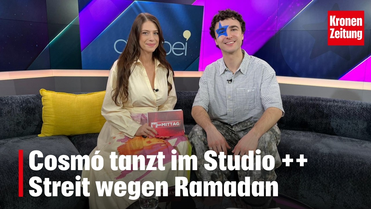Cosmó tanzt im Studio ++ Streit wegen Ramadan | KRONE ZU MITTAG