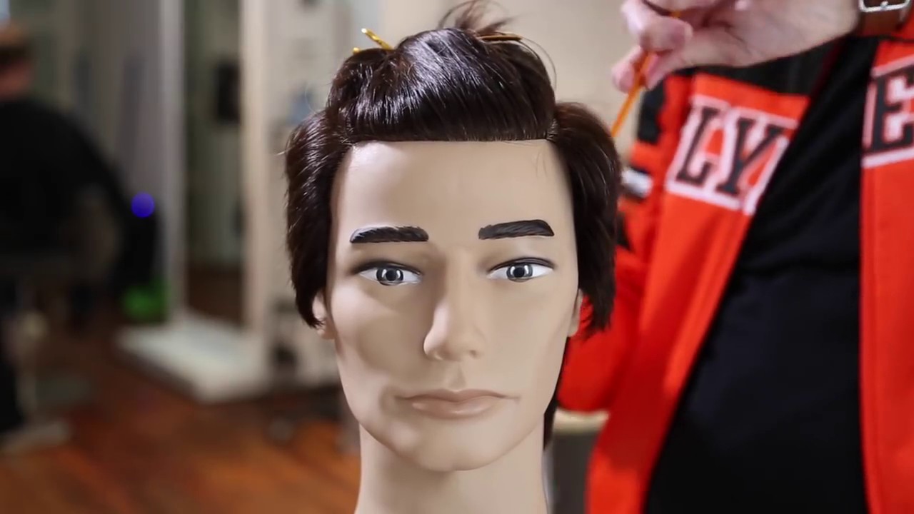 Mens Disconnected Front Haircut tutorial inspired by Tom Delonge of Blink 182 Mens Haircut for Fine