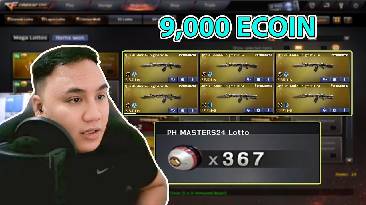 CFPH: Buying 6 NEW VIP QBZ-03-Knife-Enigmatic Beast + Spin and Win (PH MASTER24 LOTTO) - SWERTE!
