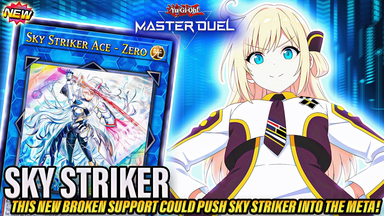 💫 NEW SKY STRIKER DECK - ZERO AND LEMNIS GATE ARE ABSOLUTELY INSANE! [YU-GI-OH! MASTER DUEL]