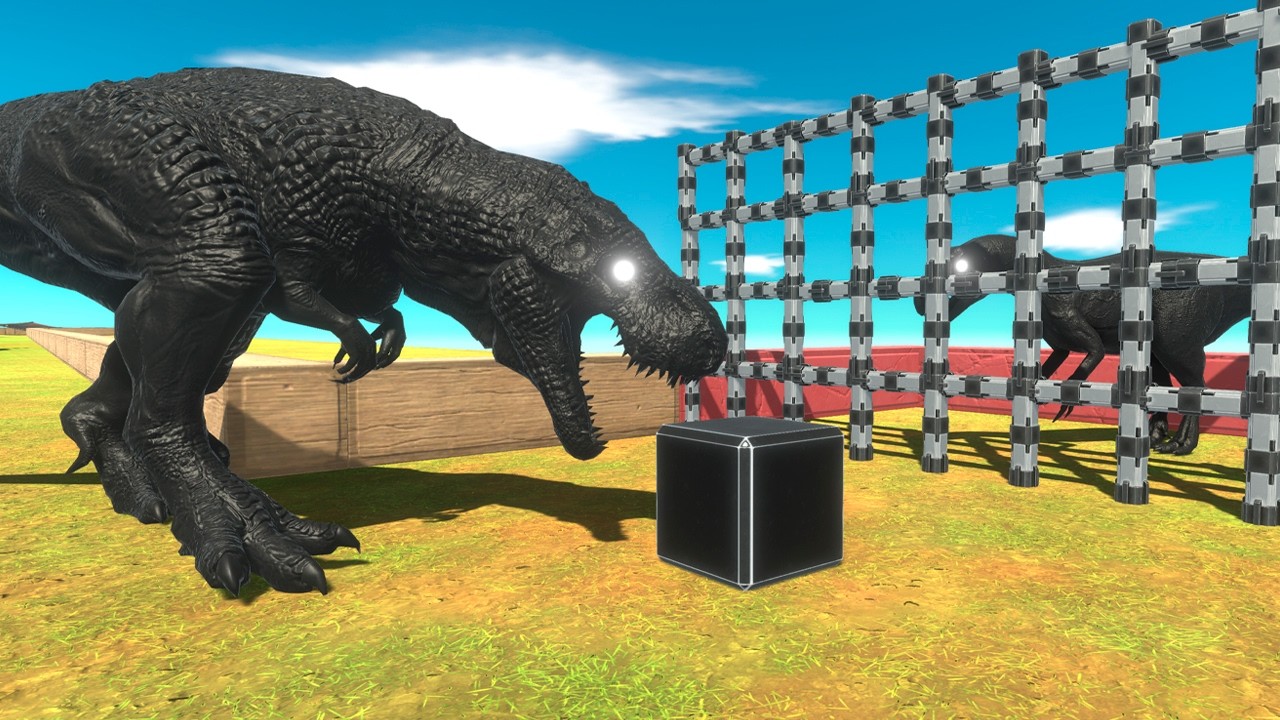 Dark T-Rex Rescues Dark Carnivore Dinosaurs from the Unit Maze - Animal Revolt Battle Simulator