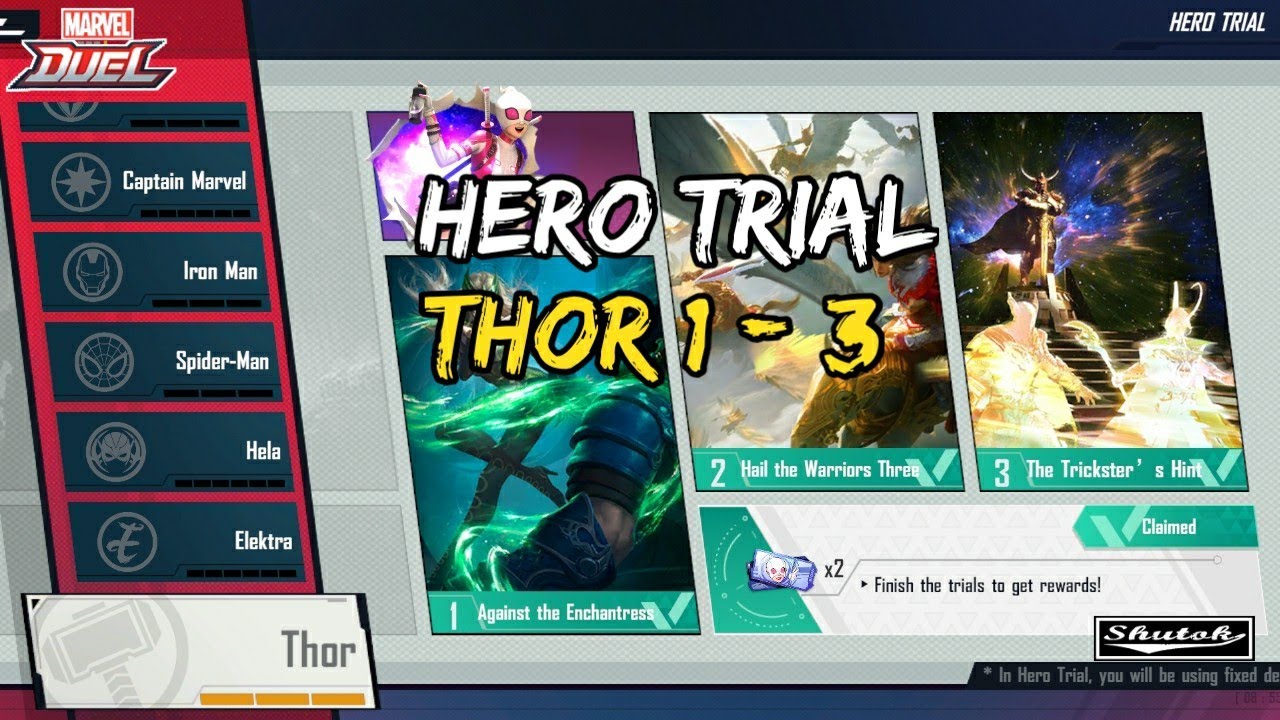 Marvel Duel : Hero Trial - Thor 1 - 3