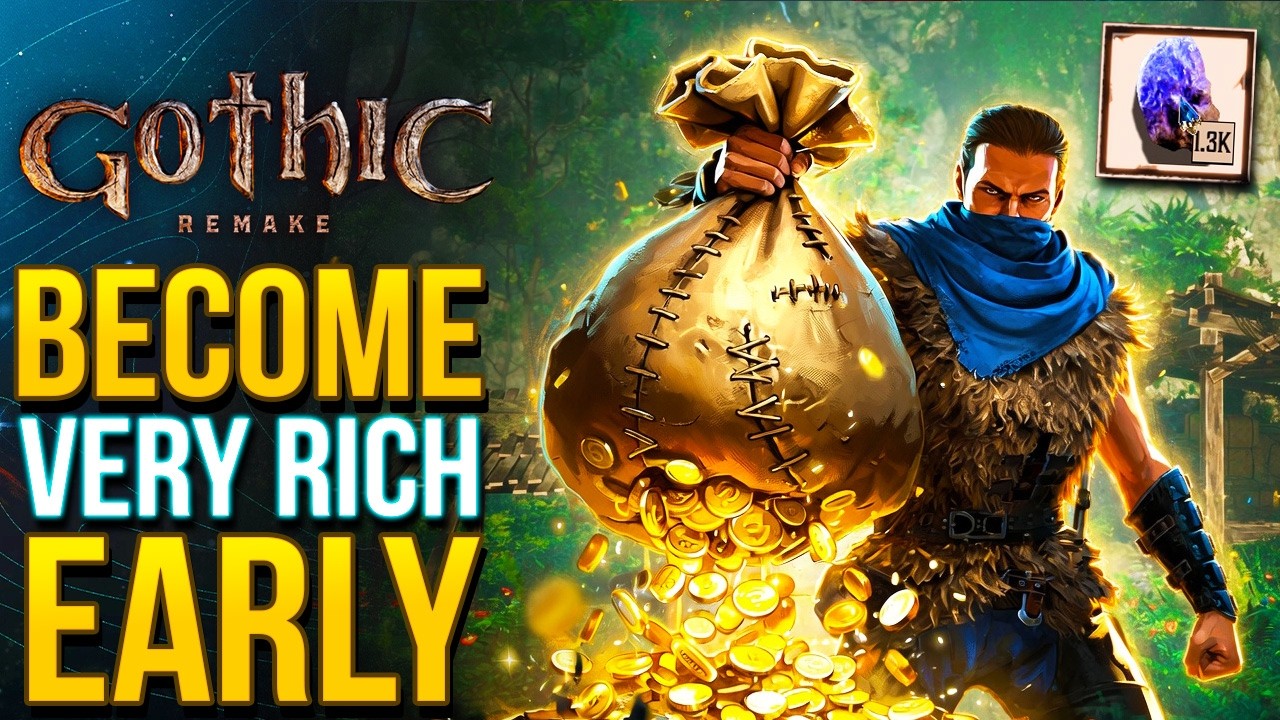 How To Become RICH EARLY in Gothic Remake! Easy 1200 Ore Nuggets in Chapter 1