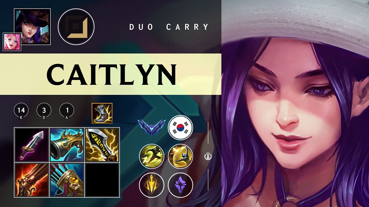 Caitlyn ADC vs Cassiopeia - KR Diamond Patch 26.03