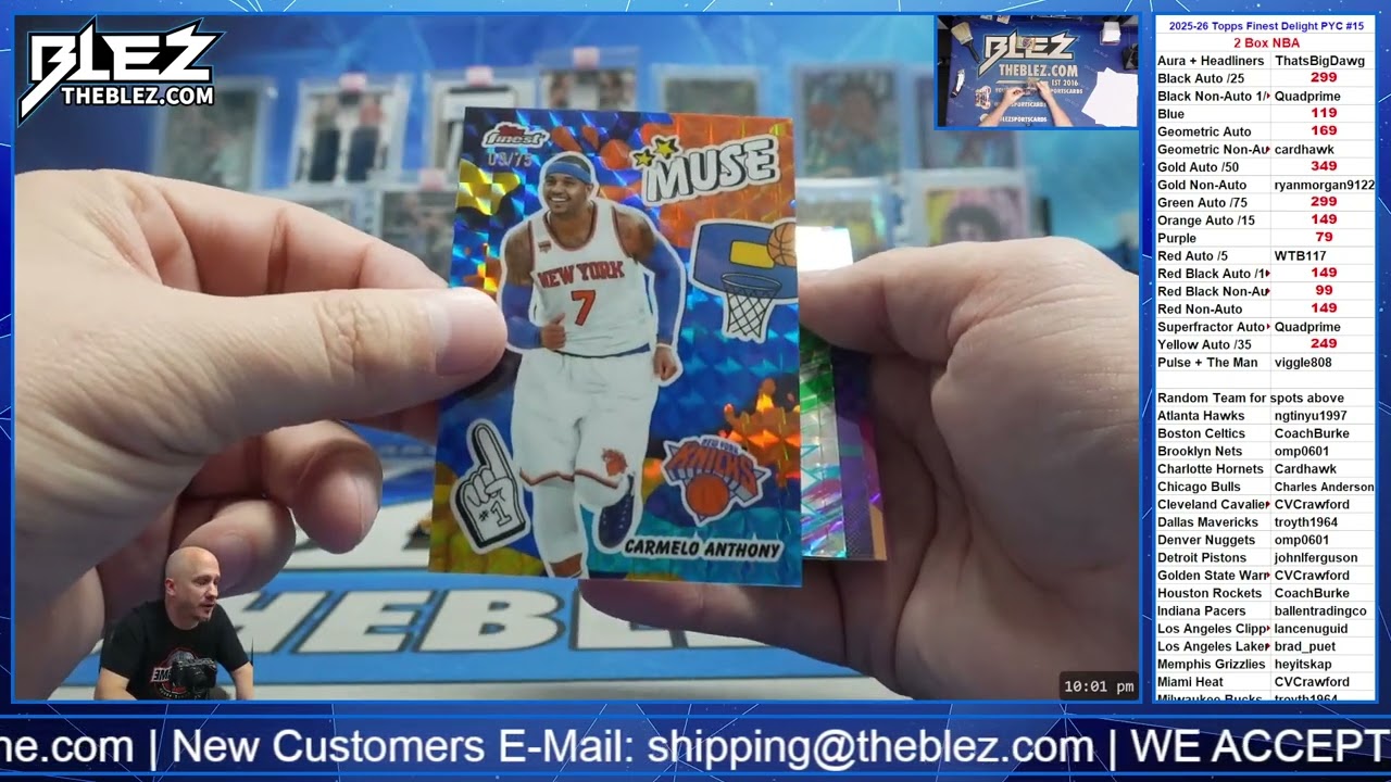 Topps Finest Delight 2025-2026, 2 коробки, разбор №15, выберите свой цвет.