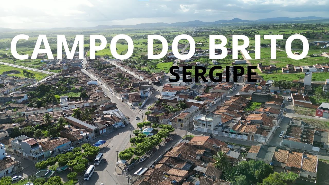 SOBREVOANDO CAMPO DO BRITO - INTERIOR DE SERGIPE - NORDESTE