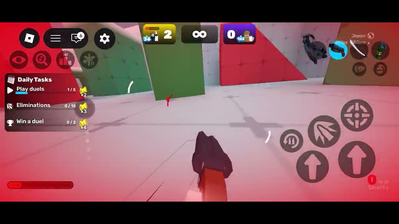 Playing Rivals with my friend 