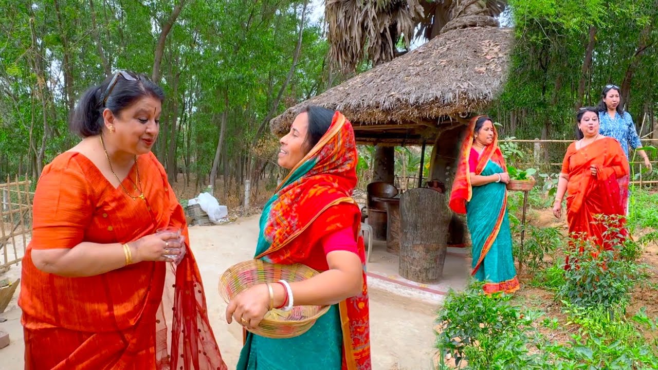 দিল্লি থেকে দিদিরা এলেন আমাদের বাড়ি খুদের ভাত খেতে | villfood famous Khuder Bhat recipe