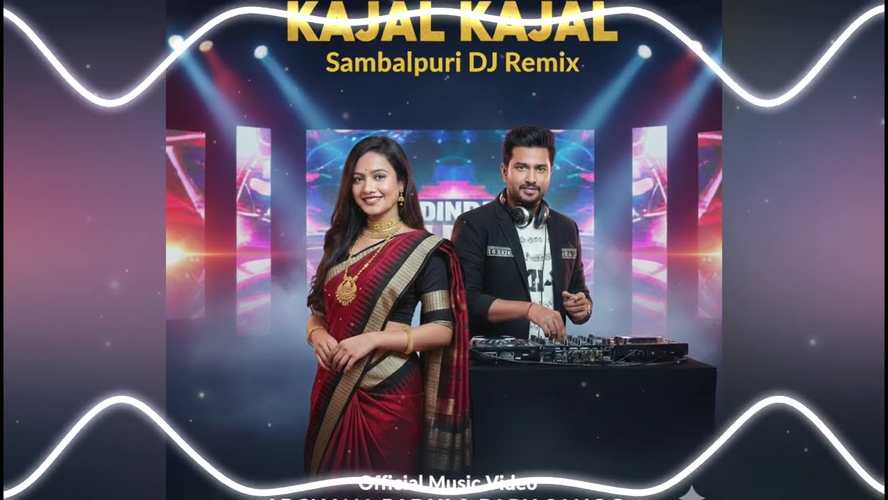 Kajal Kajal - Sambalpuri DJ Remix | Official Music Video | Archana Padhi & Papu Sahoo