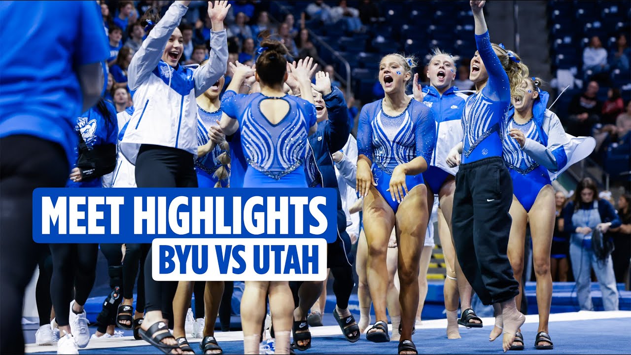 BYU vs Utah | Meet Highlights | BYU Gymnastics