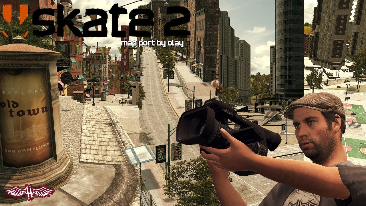 SKATE 2 MAP IN SKATER XL! FT HOODLUM FAMILY