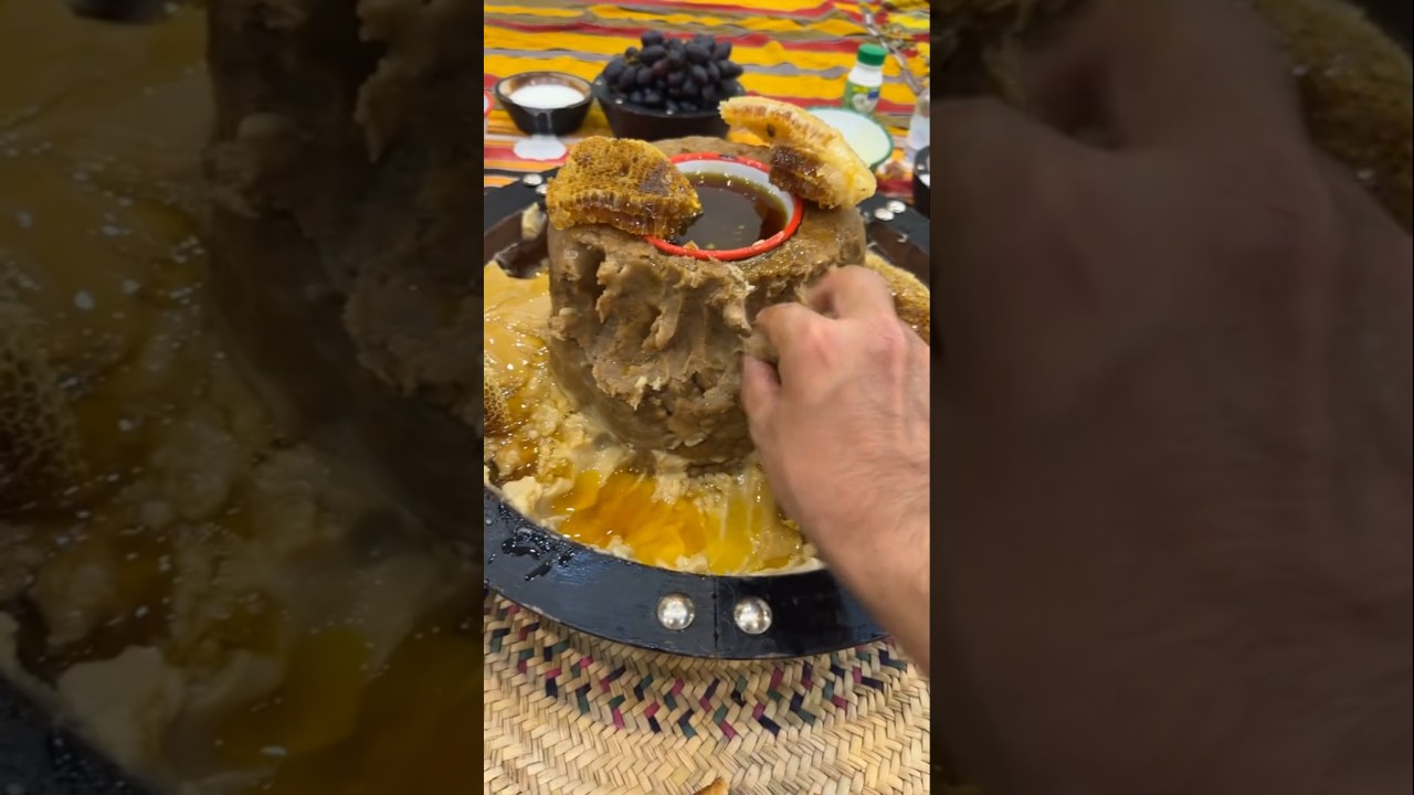 This is the most powerful breakfast in Saudi Arabia #shortsvideo