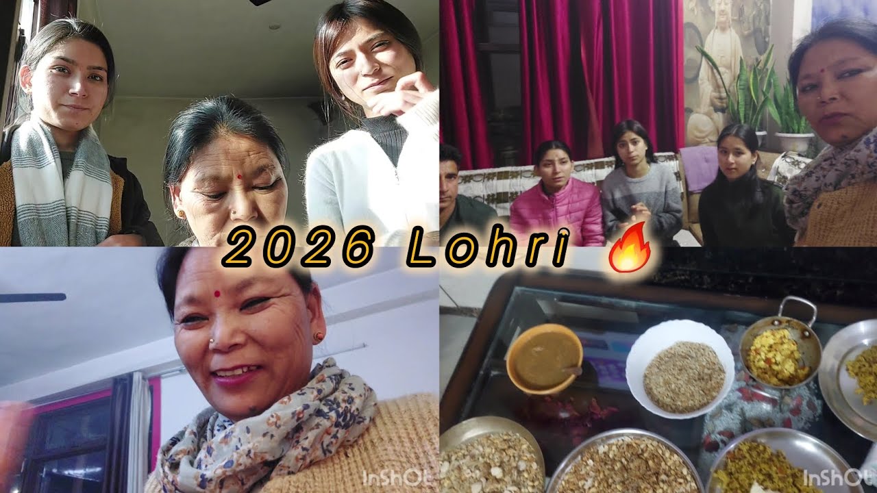 Lohri Celebration 🔥 | Husband added new things for our Kitchen #tseringchoedon#tibetanvloger#family 