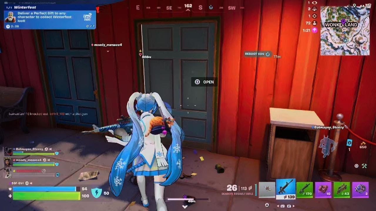 Fortnite Hatsune Miku Moody and Batman win another BR